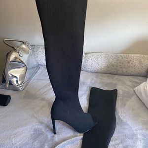 Zara over the knee boots
